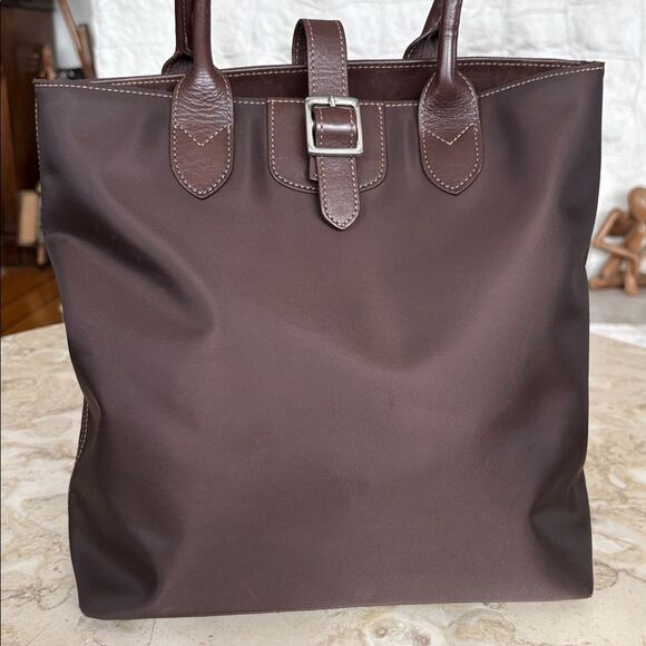 Land’s End Nylon & Leather Tote Bag - Picture 4 of 16